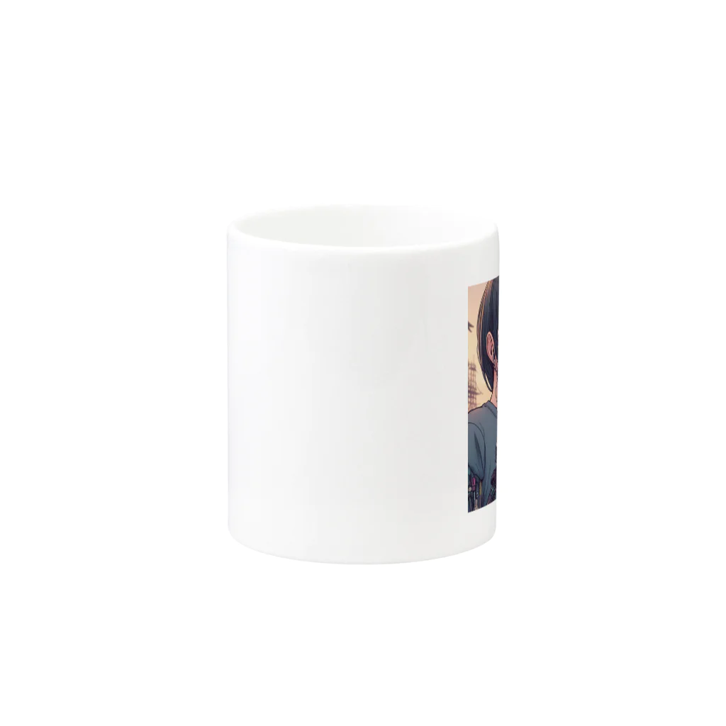 KINOSANのアーテクト少女　奈緒 Mug :other side of the handle