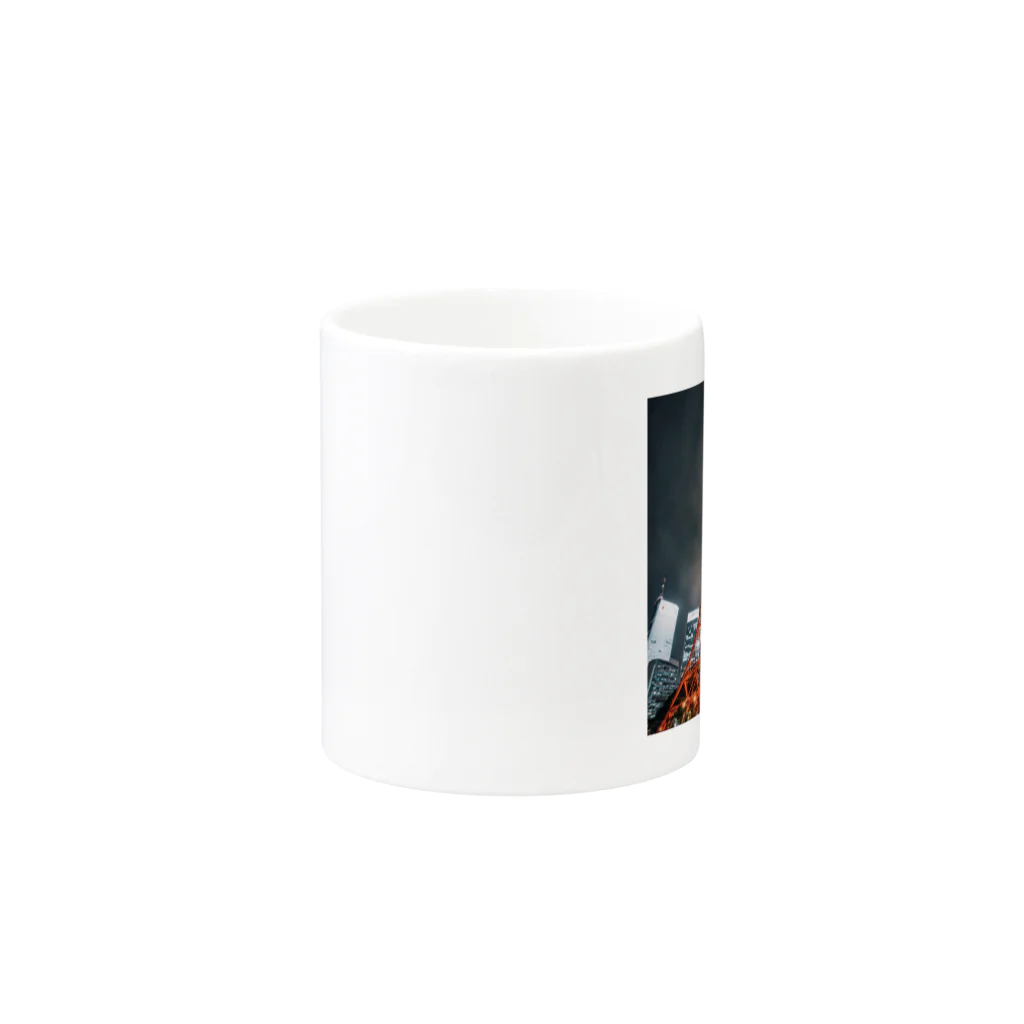 Pekotaroの電波塔 Mug :other side of the handle