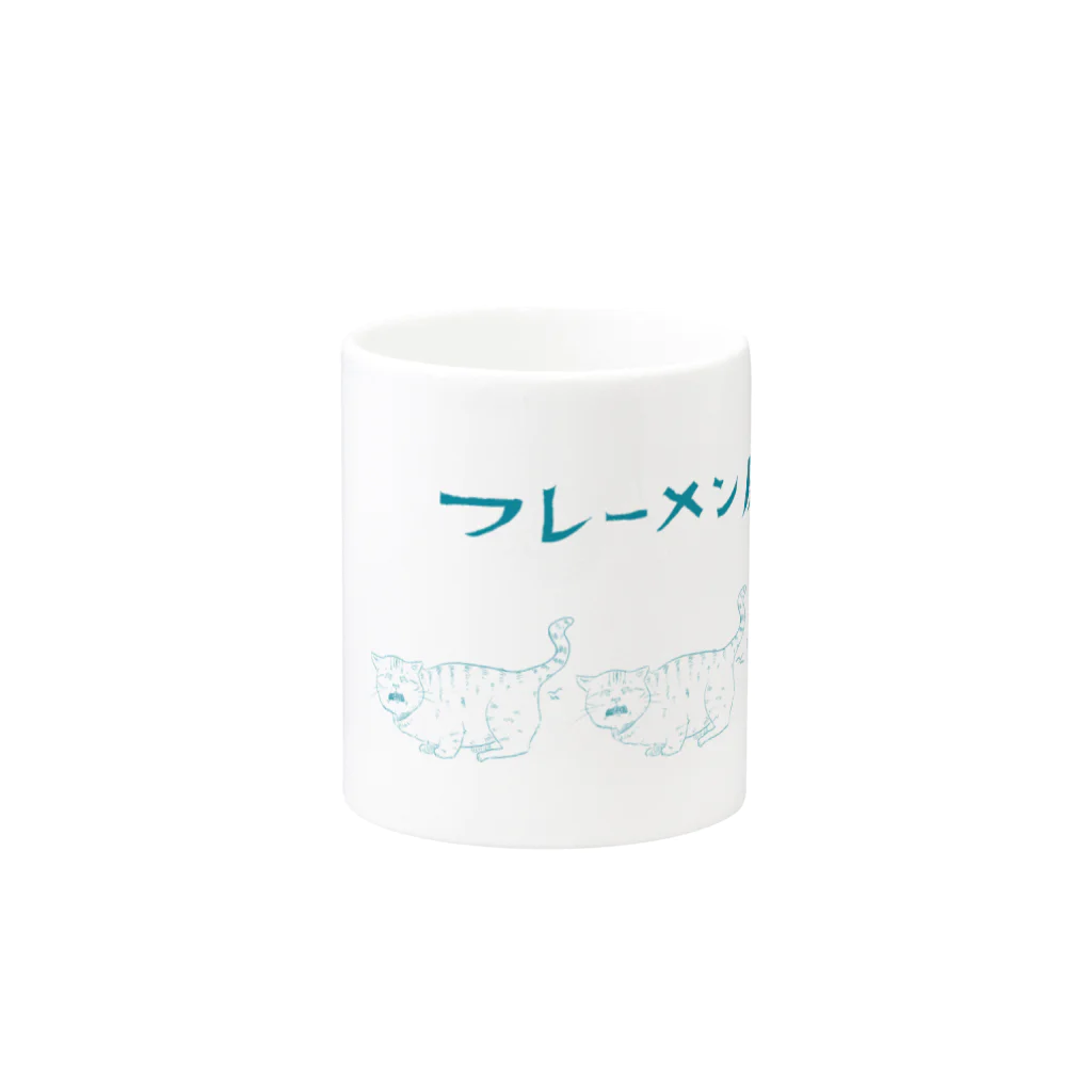 イエネコのフレーメン反応 Mug :other side of the handle