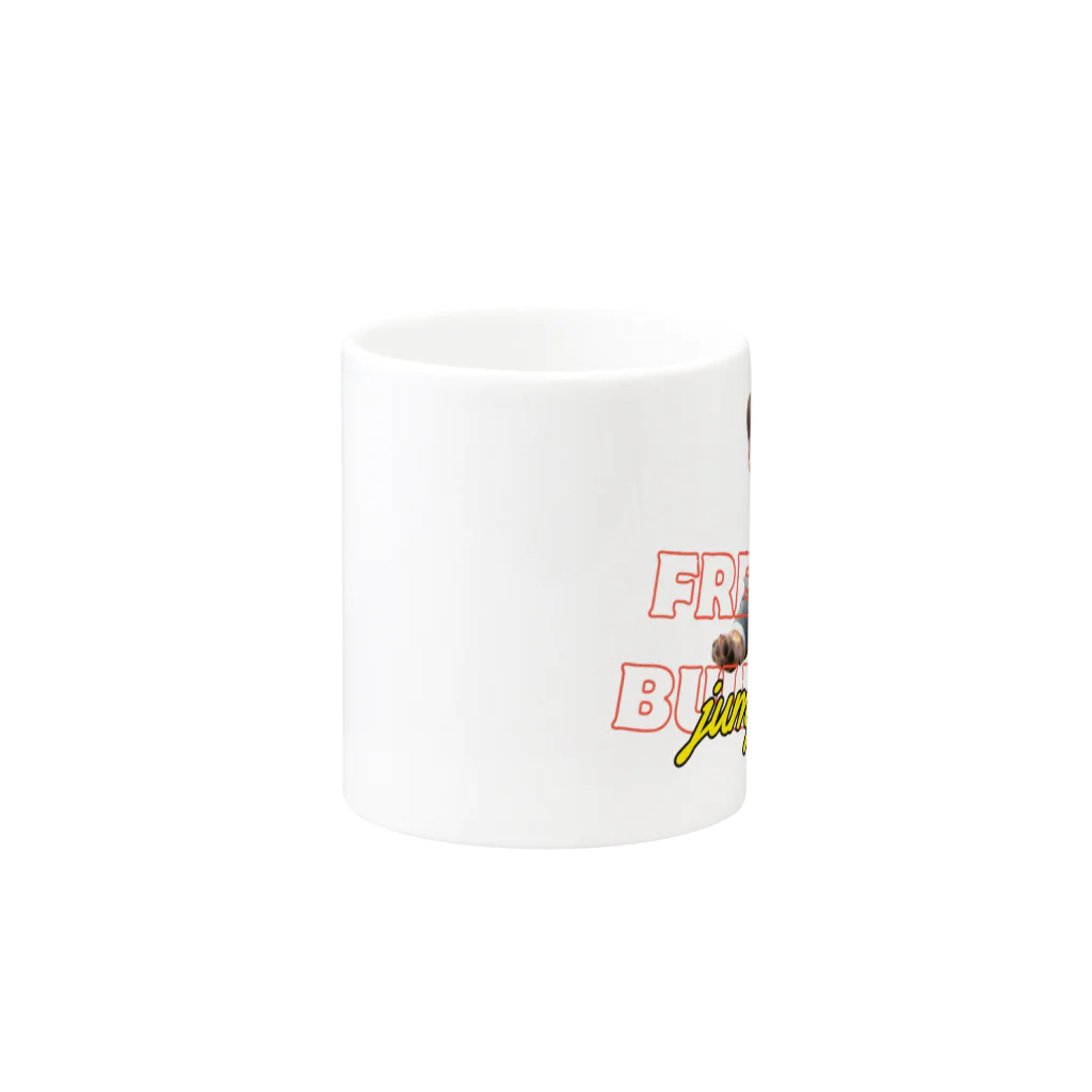 furebuhi　clubのJumping！FRENCH BULLDOG Mug :other side of the handle