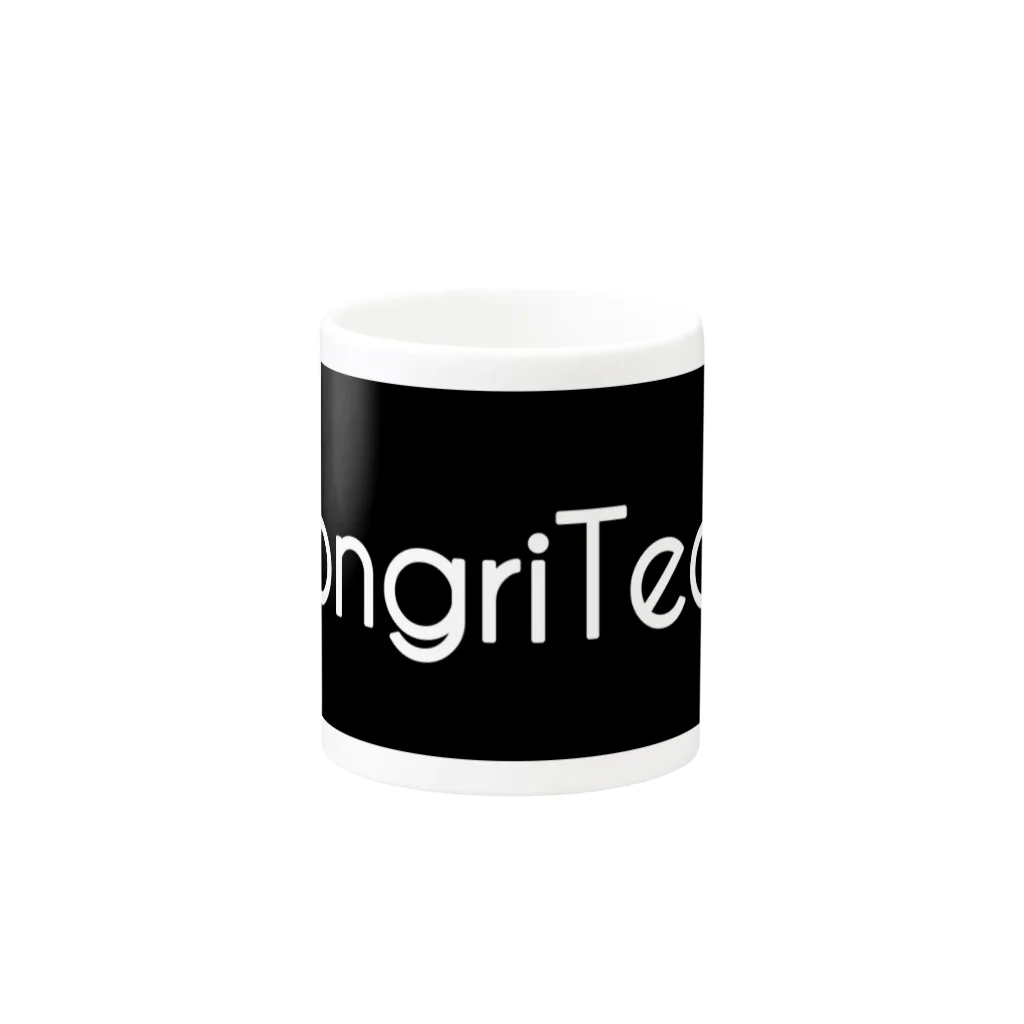 DongriTeam STOREのDongriTeamロゴマグカップ Mug :other side of the handle