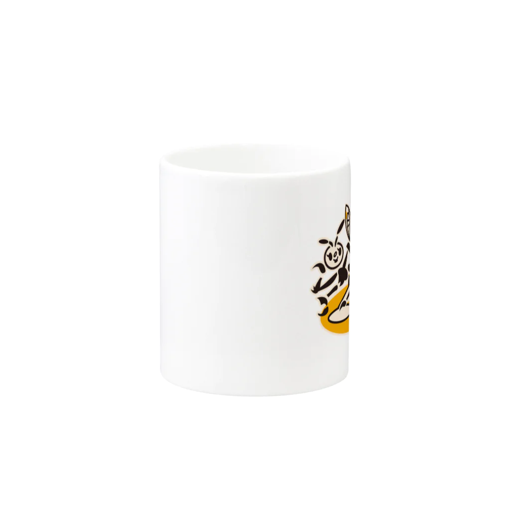 manaBeeの蜂ガール Mug :other side of the handle