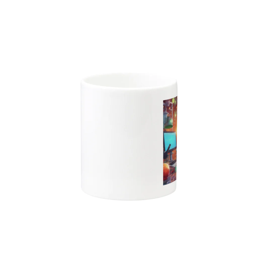 mentoreのフェリクス Mug :other side of the handle