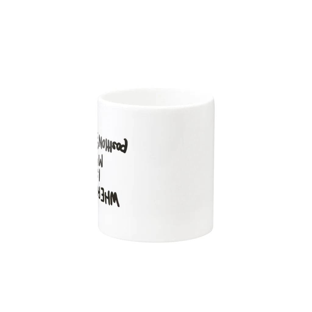 COMPATI〔ZeQ☆彡〕の左寄り Mug :other side of the handle