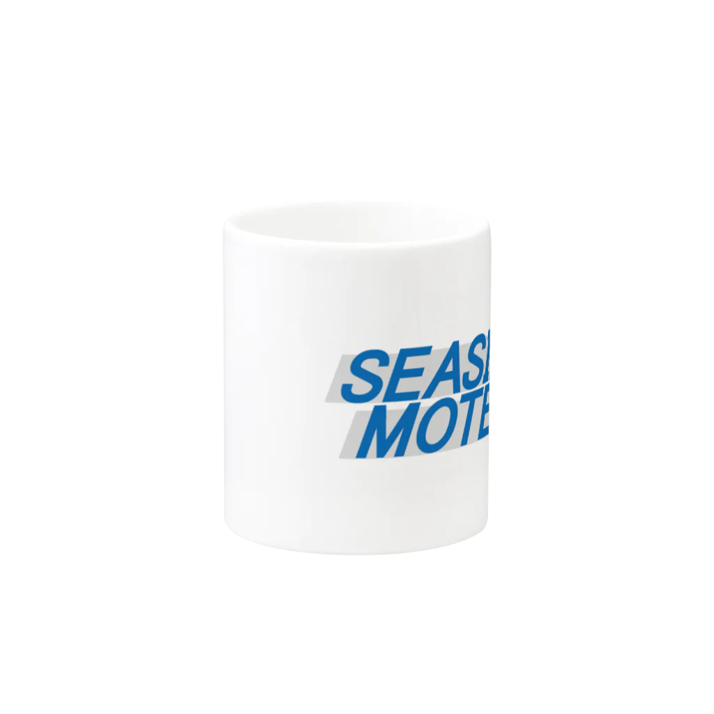 さ・ざ・な・みのSEASIDE MOTEL Mug :other side of the handle