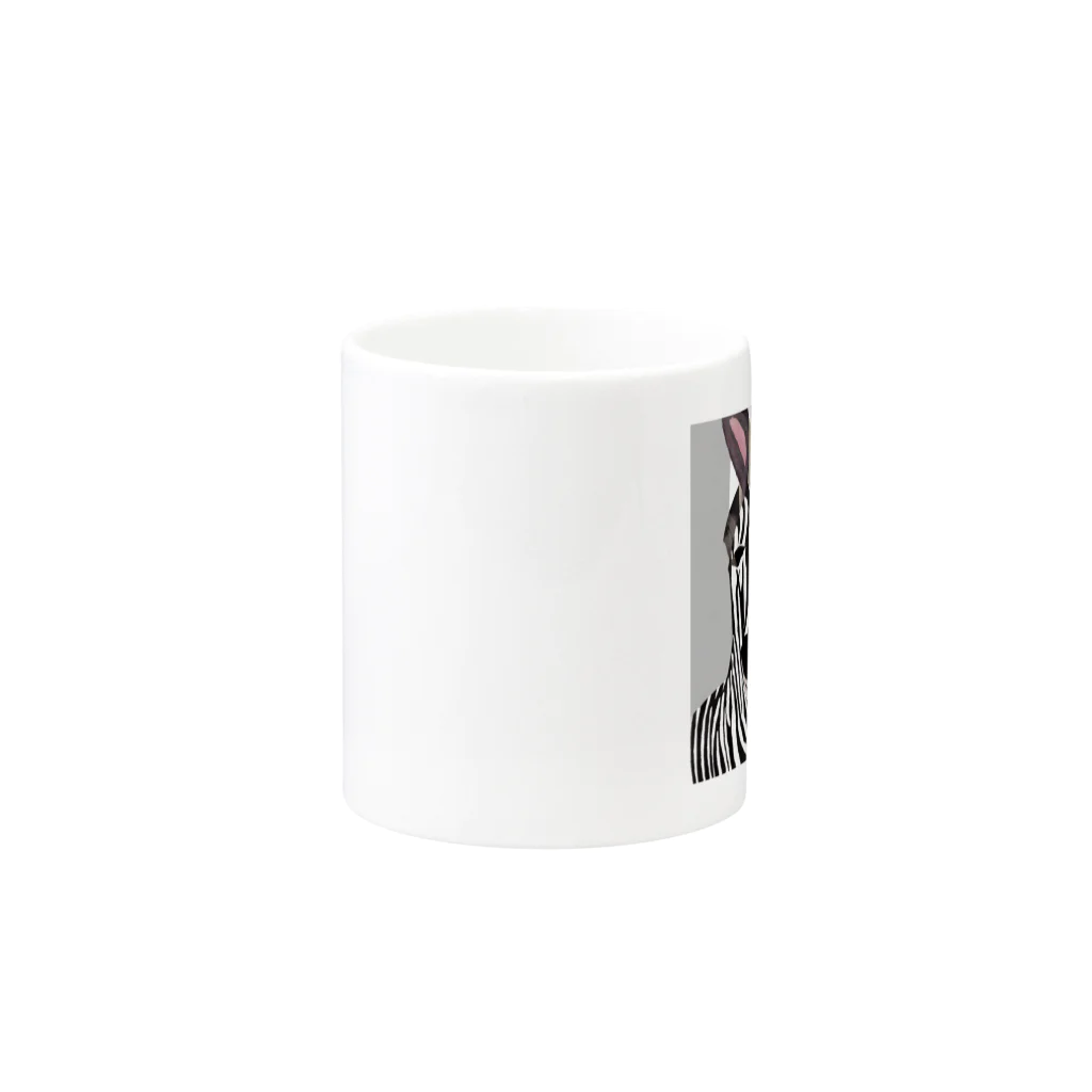 Miri Miriのシマウマ Mug :other side of the handle