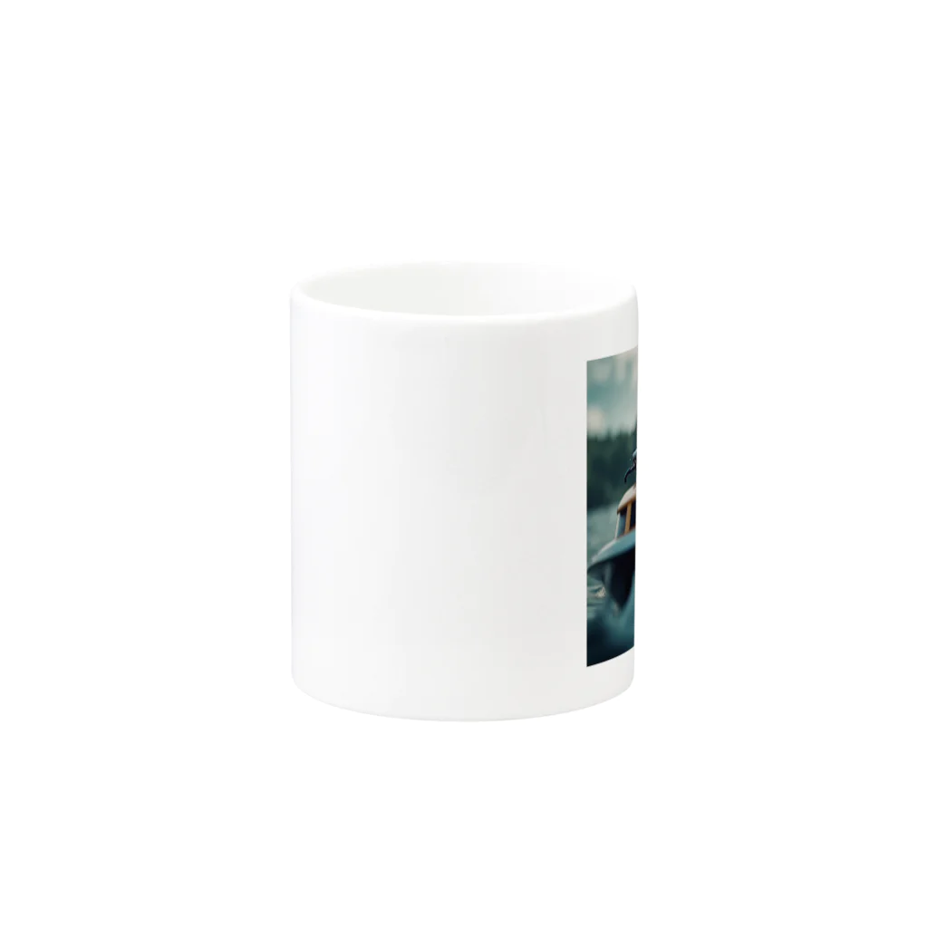 mentoreのフェリックス・モーターロケット Mug :other side of the handle