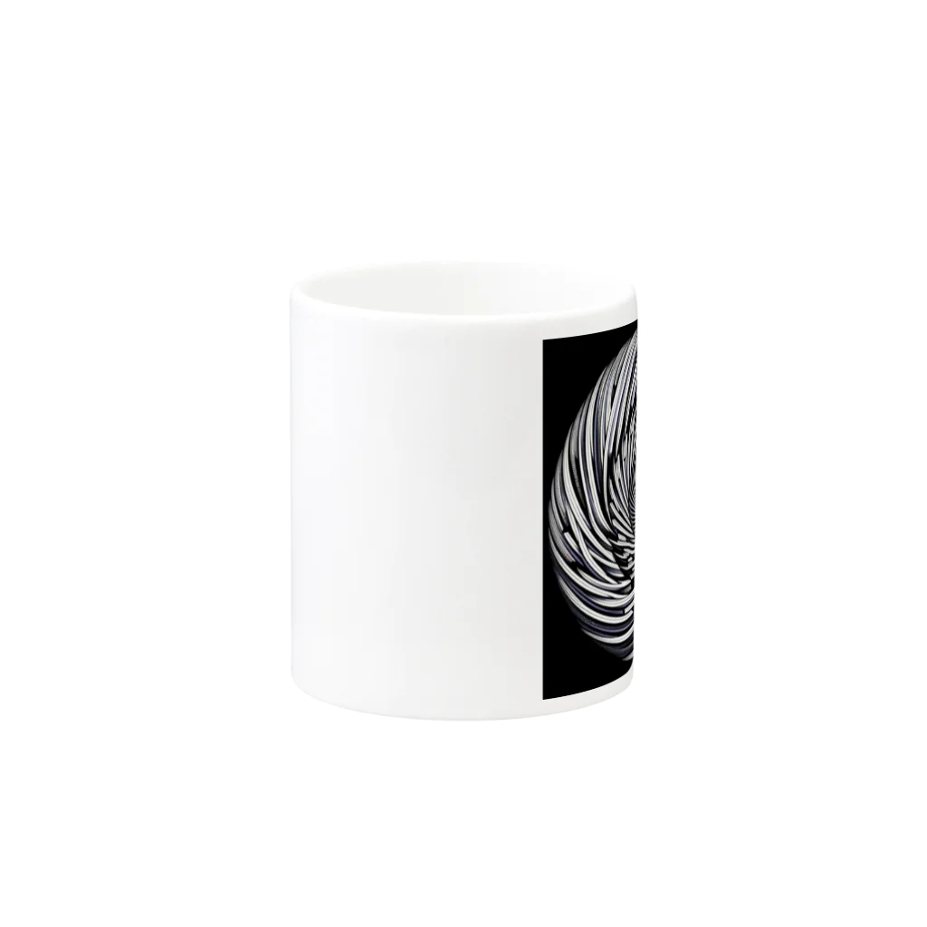 Dexsterのoptical illusion 01 Mug :other side of the handle
