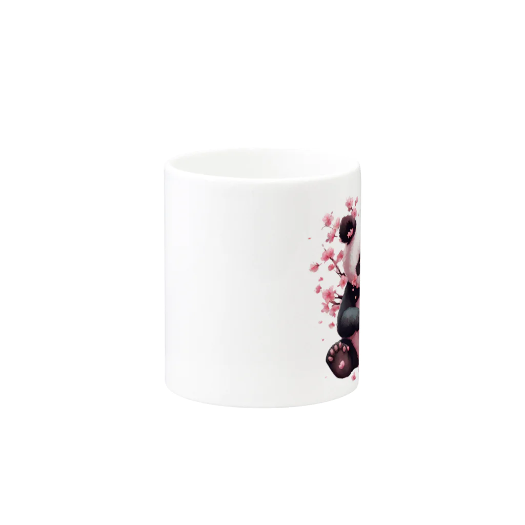 waterpandaのパンダと桜 Mug :other side of the handle