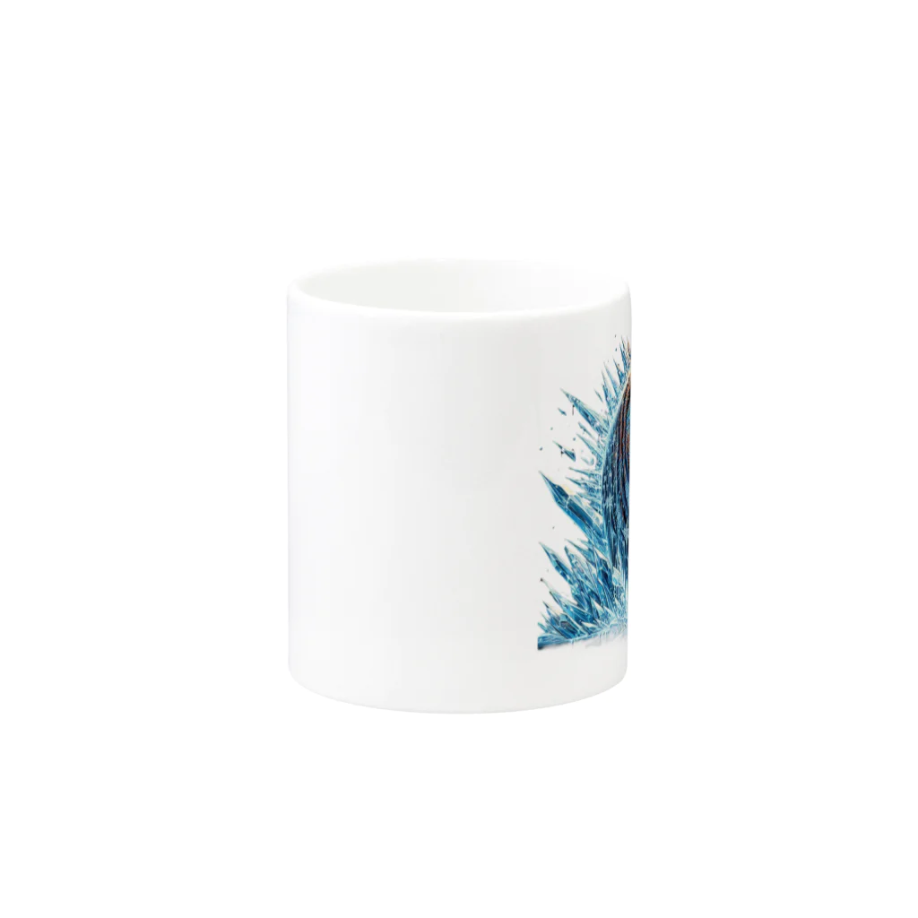 FUMYのICEフロスト・タイガー Mug :other side of the handle