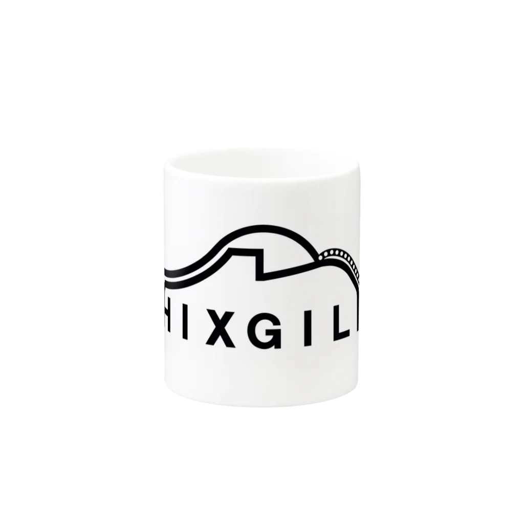 HIXGILL - ﾋｯｸｽｷﾞﾙのHIXGILL Mug :other side of the handle