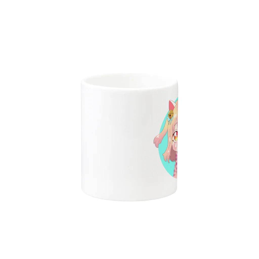 ら い ちﾃﾞｽのらいちﾃﾞｽ Mug :other side of the handle