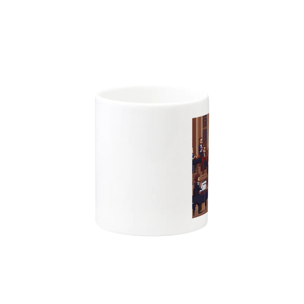 turuto-のドット絵室内楽 Mug :other side of the handle