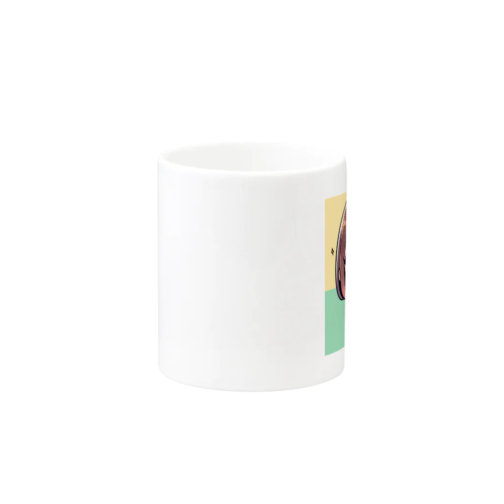 takecooの和服女子 Mug :other side of the handle