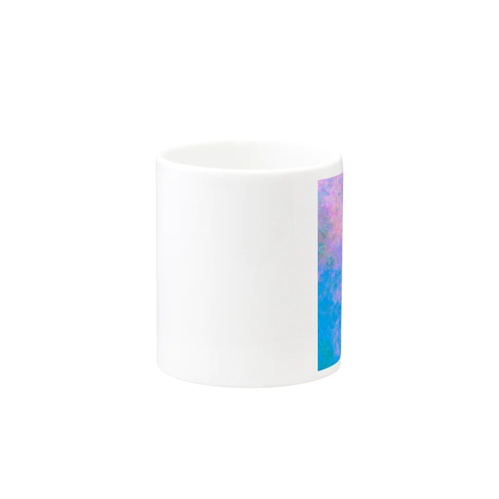 水草の春の空 Mug :other side of the handle