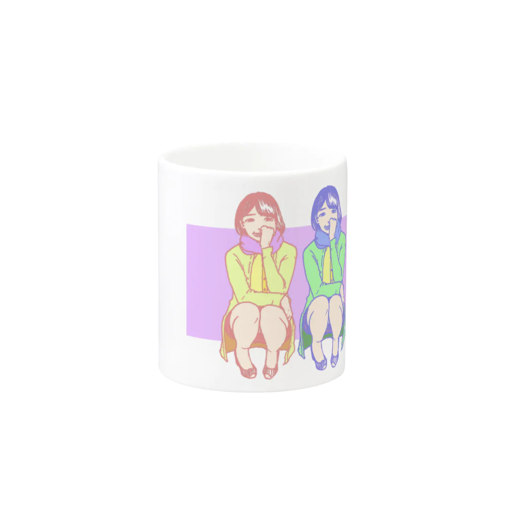 もー研！の女の子 Mug :other side of the handle