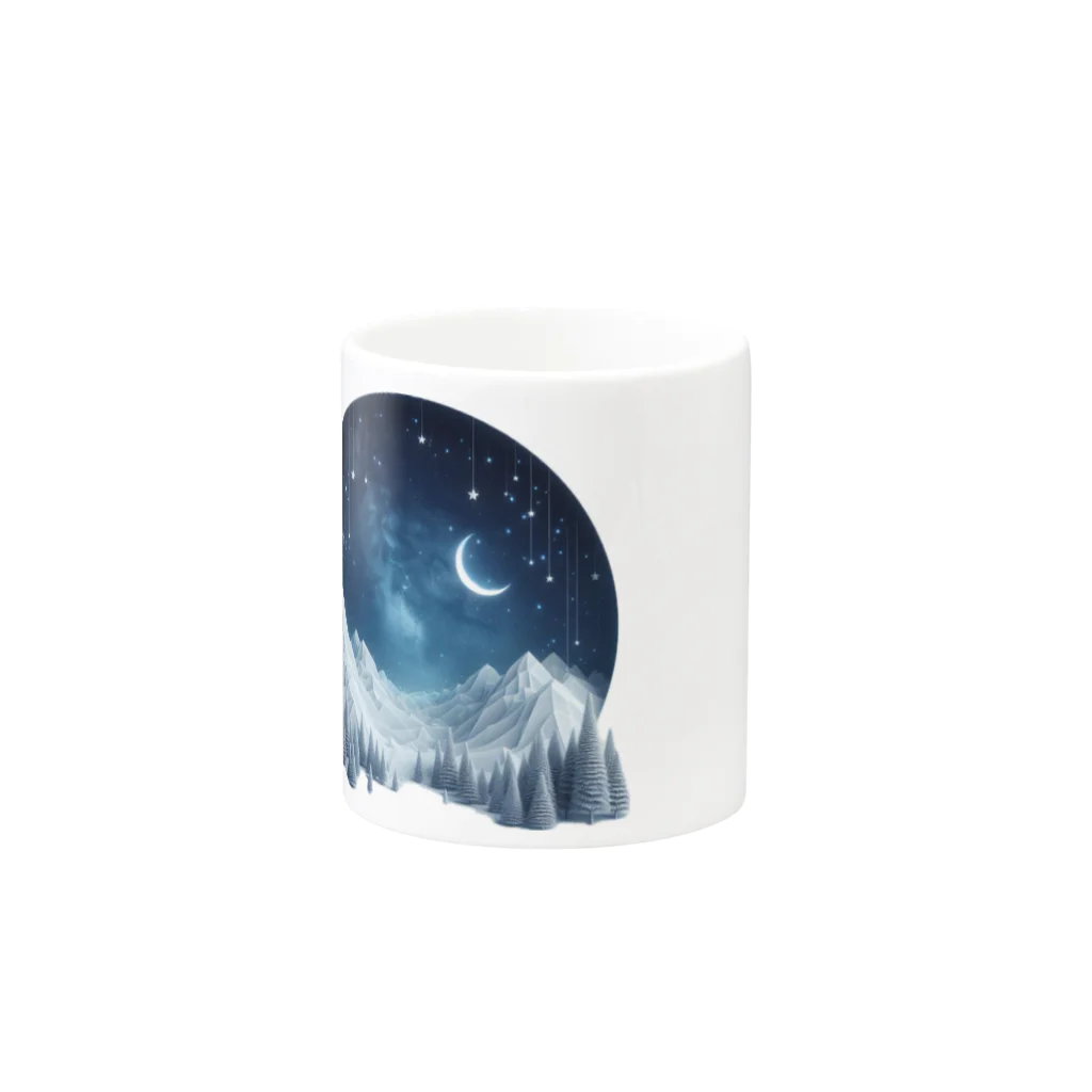 JUPITERの幻想的な冬の夜 Mug :other side of the handle