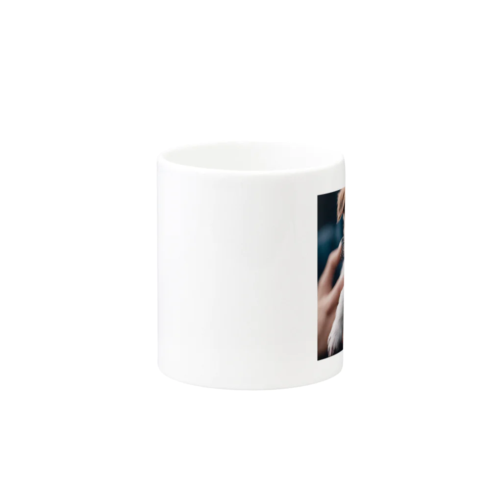 maru1515のわんこ Mug :other side of the handle