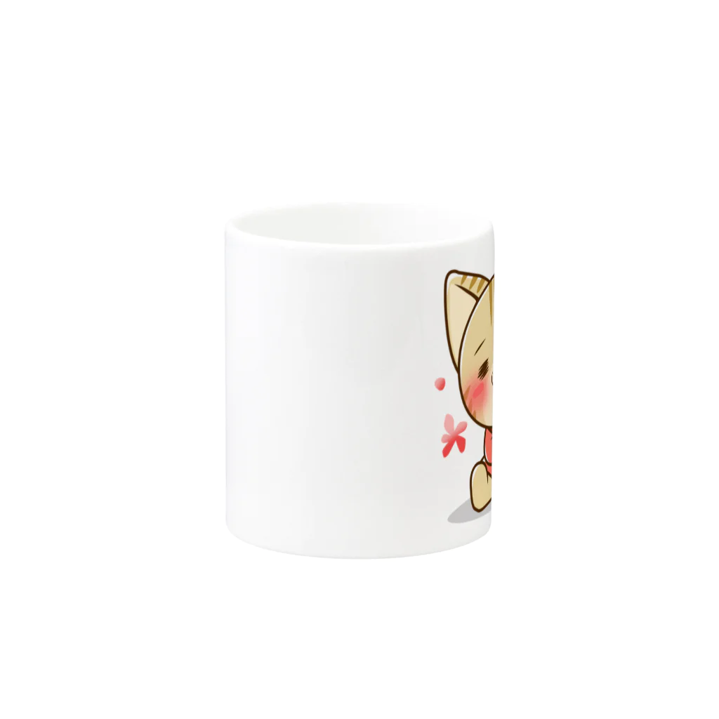 おりーぶりーぶのすずにゃん（ほわん）リクエスト品 Mug :other side of the handle