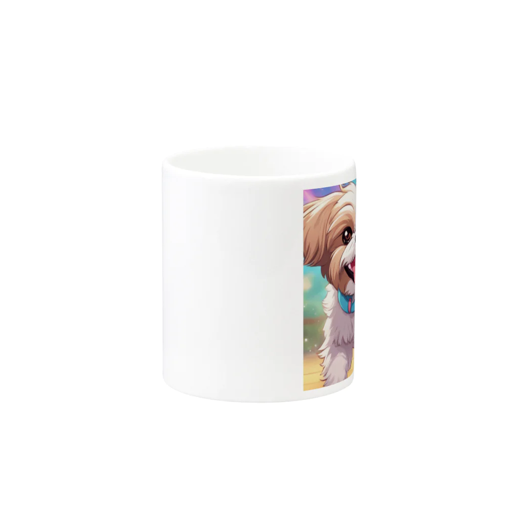 happiness_shopの踊るかわいいシーズー犬 Mug :other side of the handle