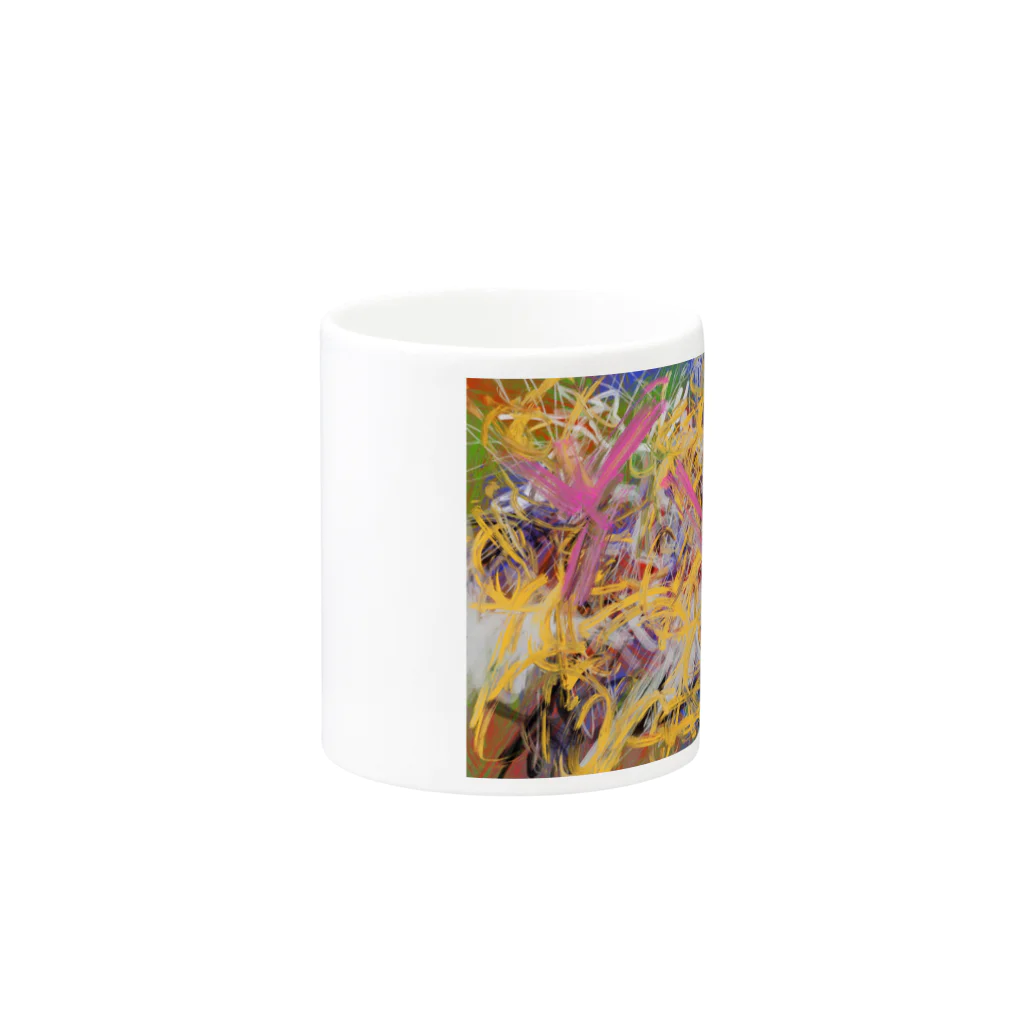 Shinya_Moritaのabstract Mug :other side of the handle