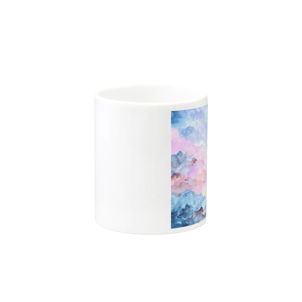 sakura_nakoのよあけ Mug :other side of the handle