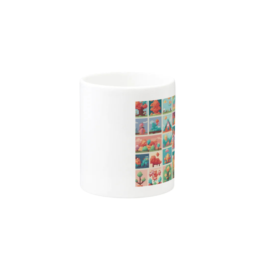 madatubomiのカラフル Mug :other side of the handle