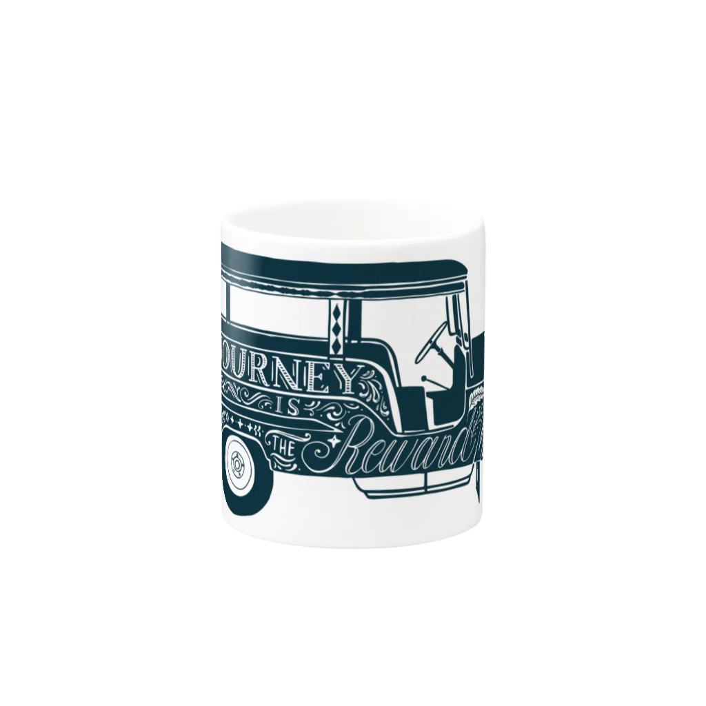 calejのThe Journey is the Reward Mug :other side of the handle