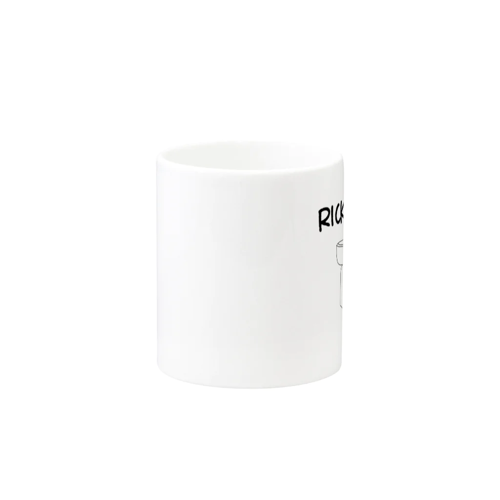 みうらあかね ｜MIURA AKANEのRICK  CHAIR Mug :other side of the handle