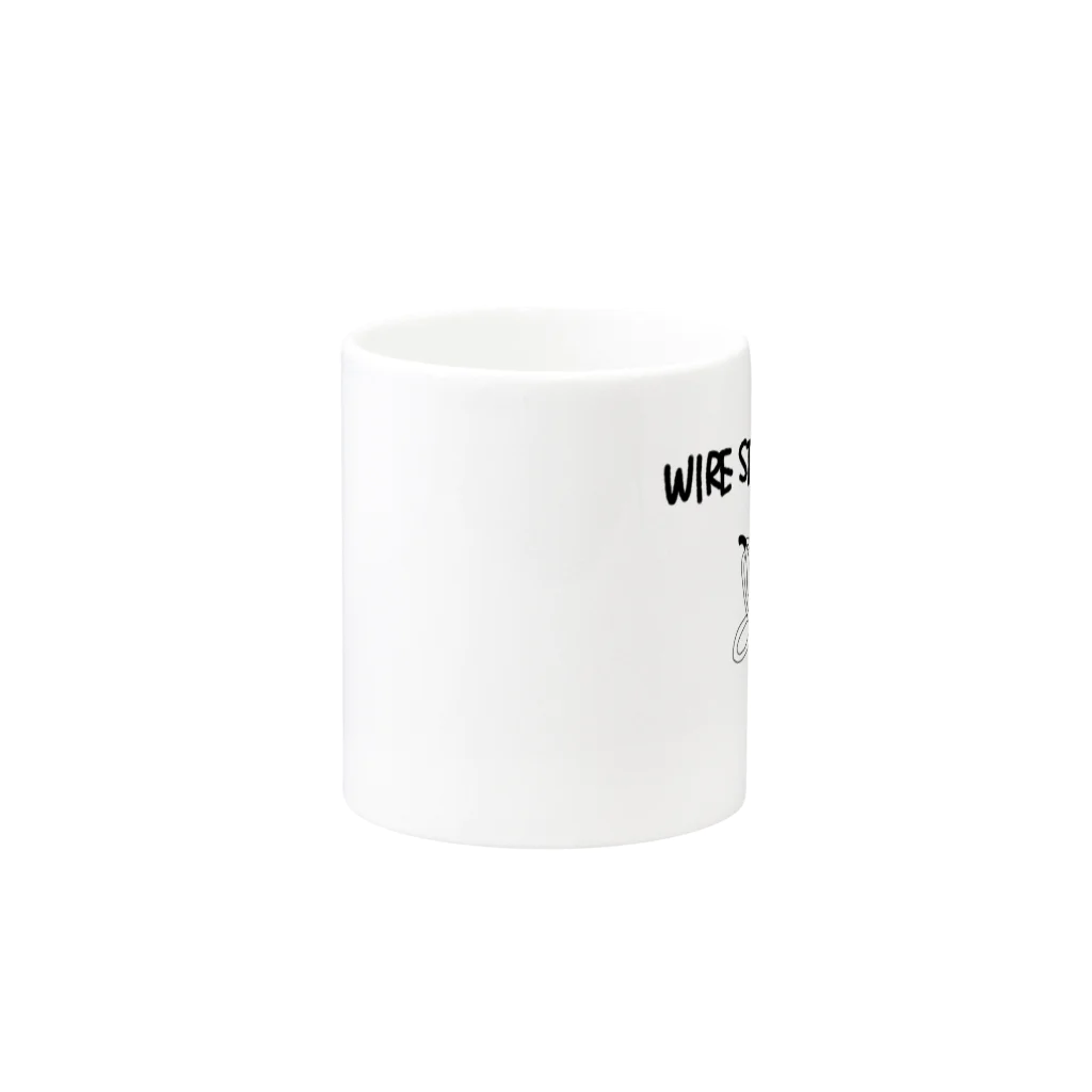 みうらあかね ｜MIURA AKANEのWIRE  CHAIR Mug :other side of the handle