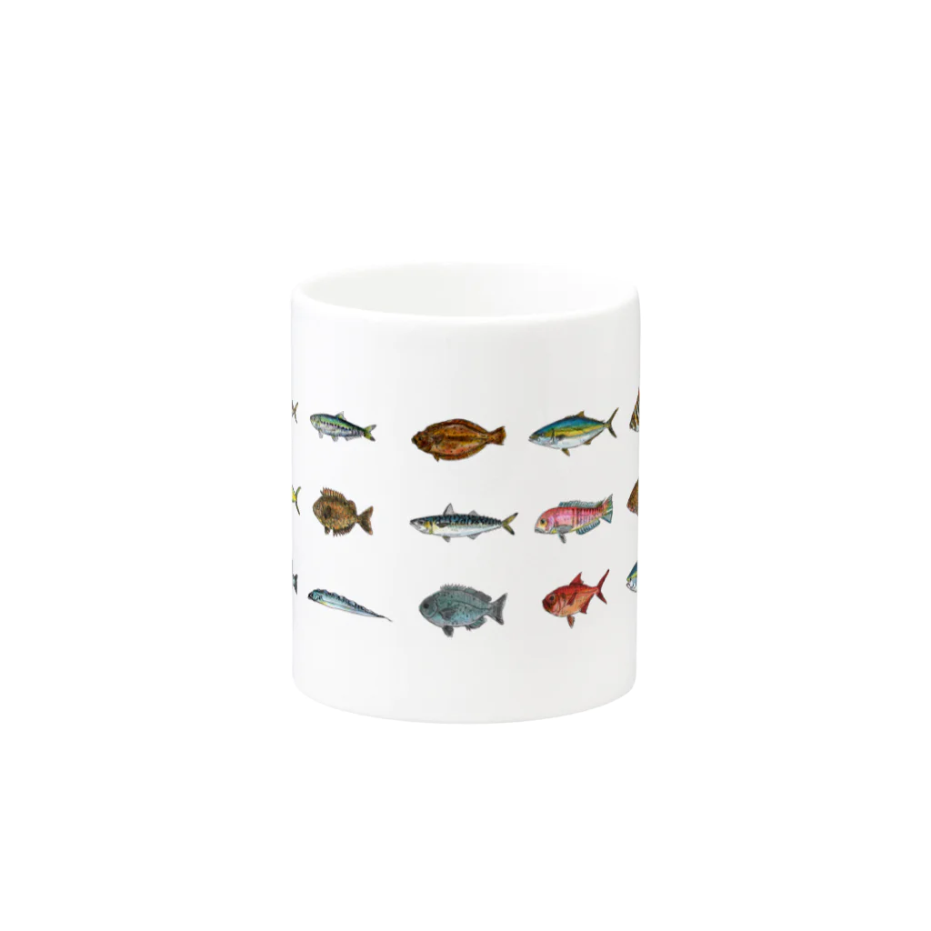 はるのふねの駿河湾で釣れる魚 Mug :other side of the handle