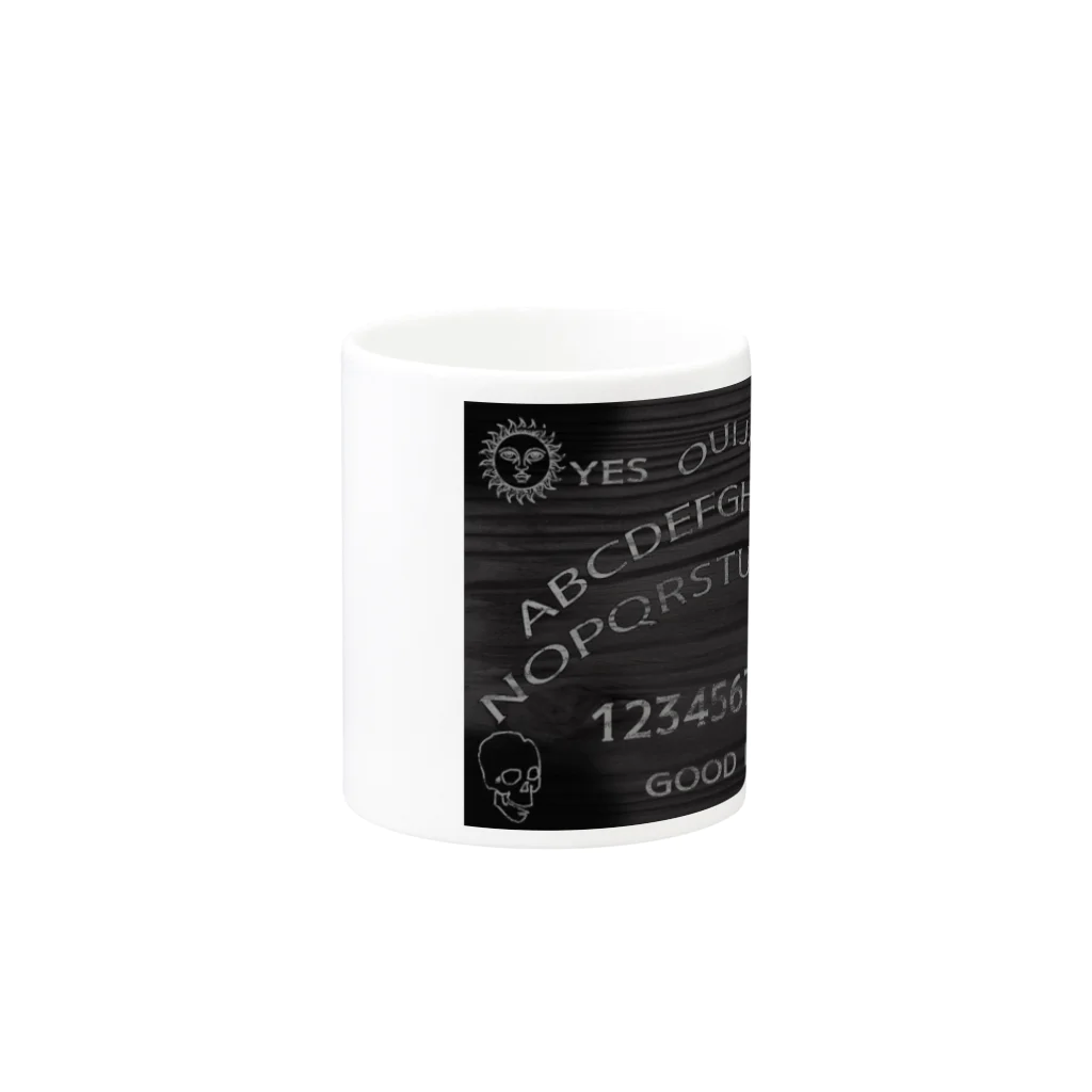 Ａ’ｚｗｏｒｋＳのBLACK OUIJA BOARD Mug :other side of the handle