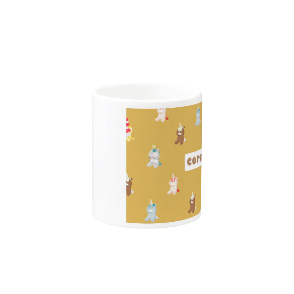 CORNのユニコ（集合ver） Mug :other side of the handle