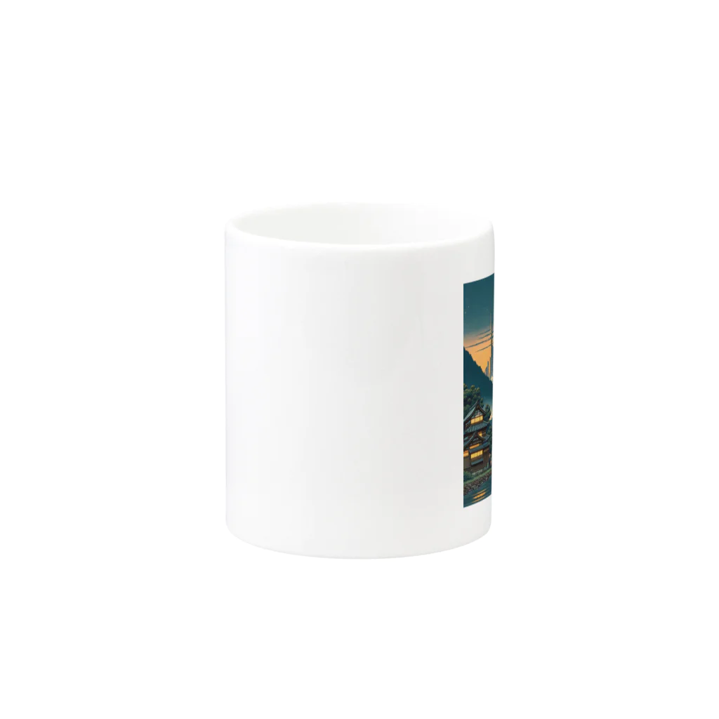 Irregular is beautifulのFusion of beauty and harmony Mug :other side of the handle