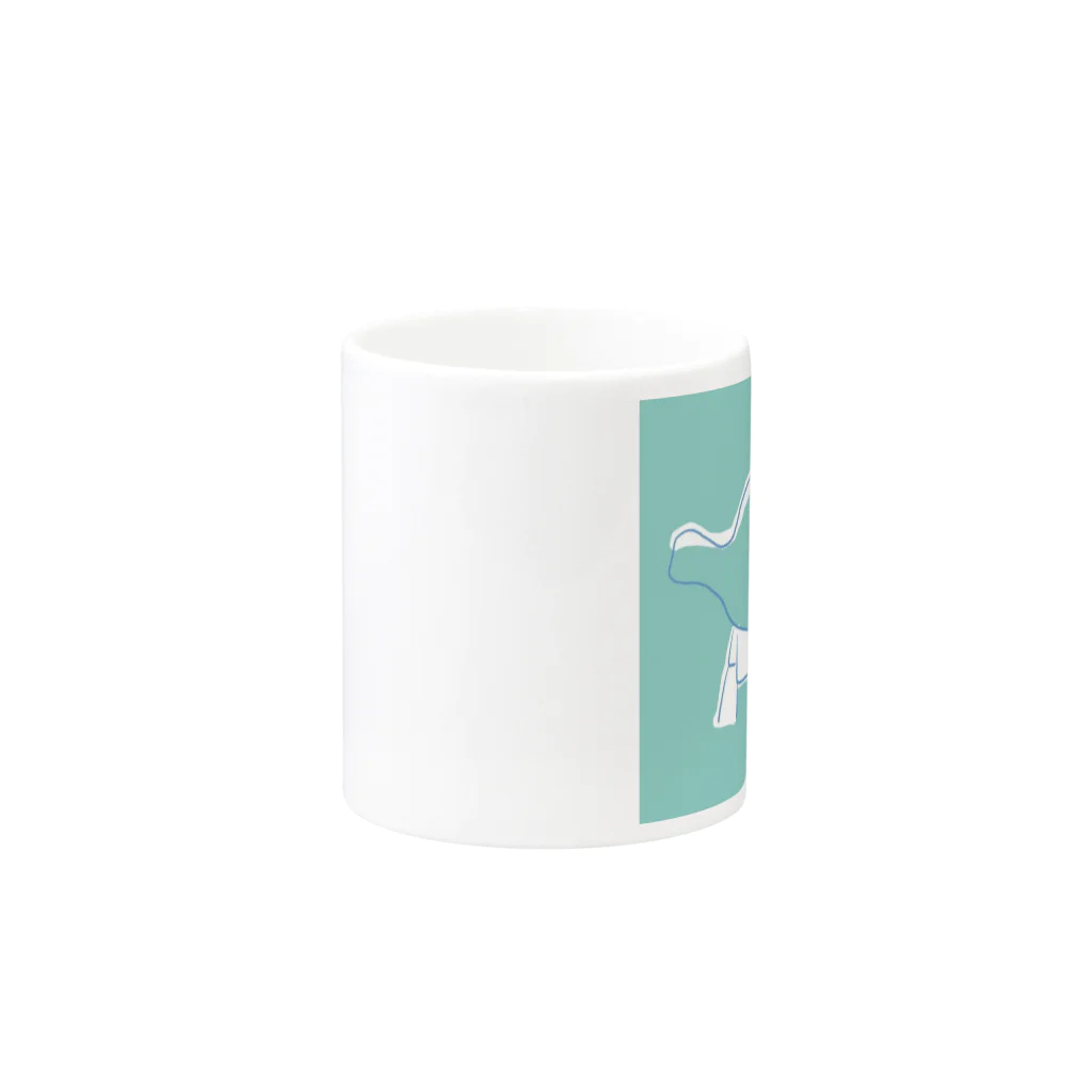 ちばいぶきのゾウ Mug :other side of the handle