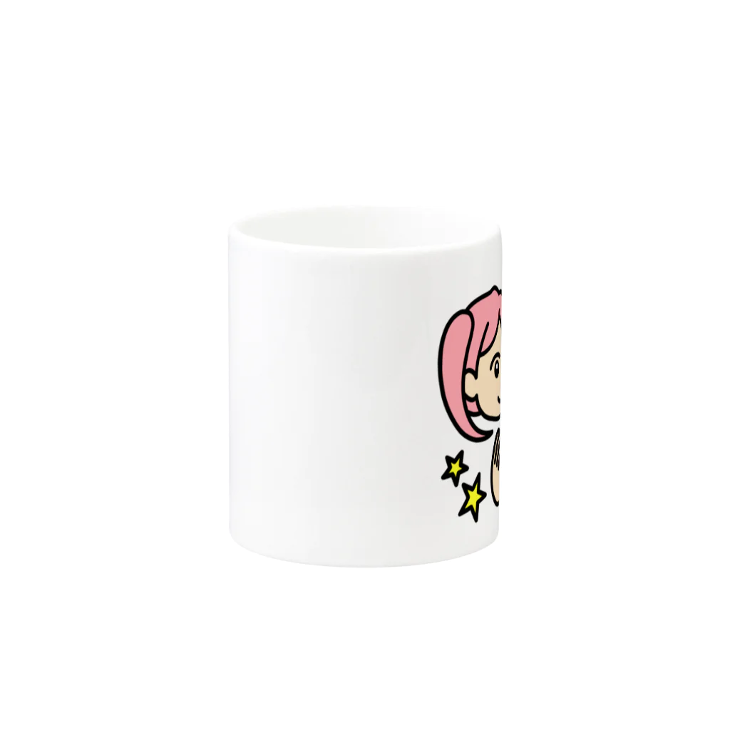 Yukarinaの星座ショップのふたご座♊ Mug :other side of the handle