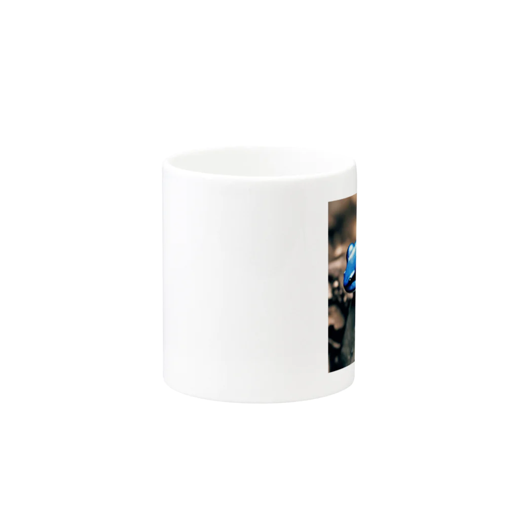 kerokeroboyのブルーアーマーガエルくん Mug :other side of the handle