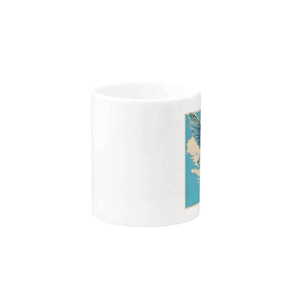 (み)うつ病で不安障害の母の『freedom』 Mug :other side of the handle