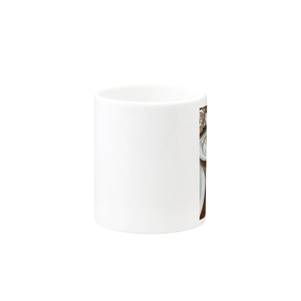 AQUAMETAVERSEのティータイム アメジスト 2846 Mug :other side of the handle