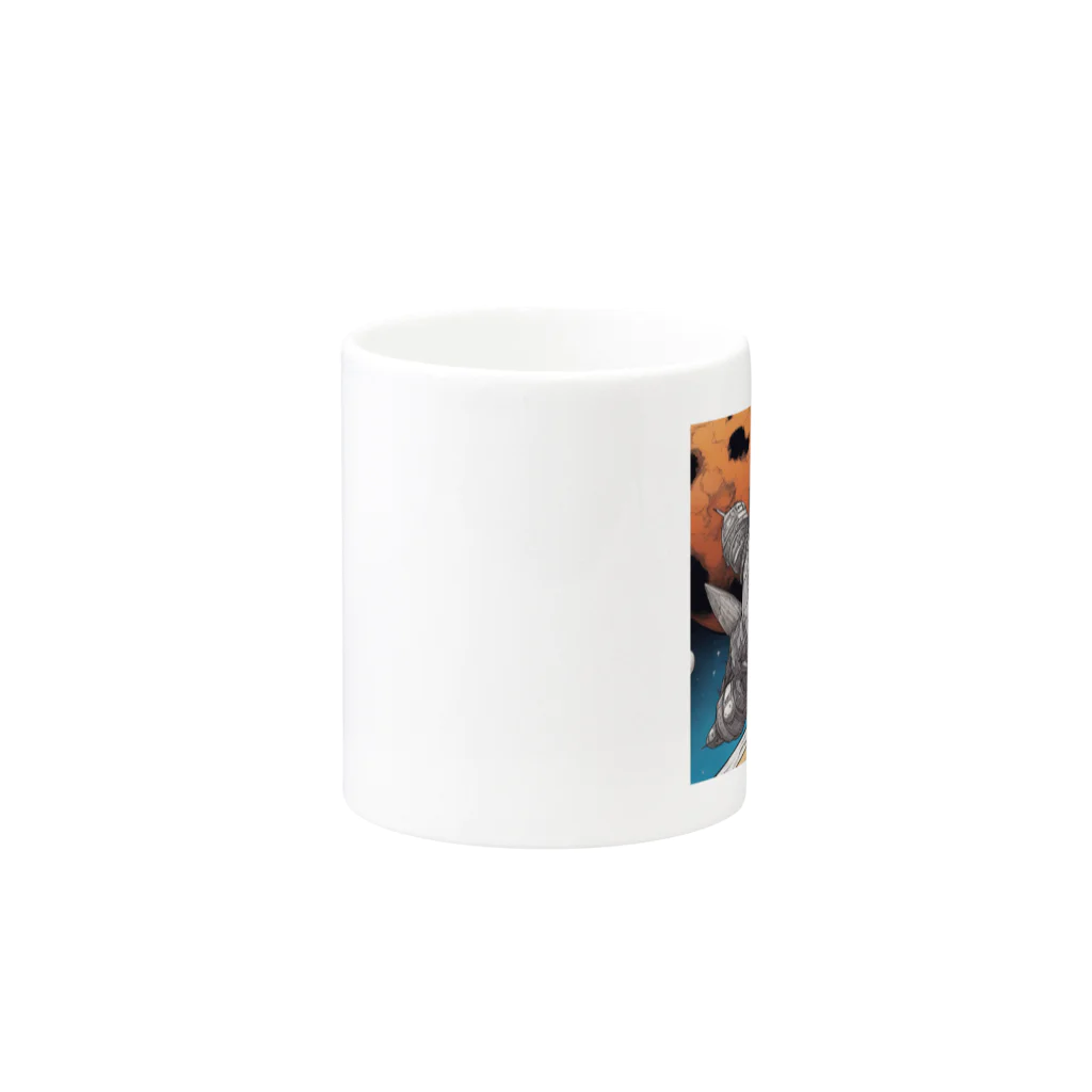 reeei56の宇宙船 Mug :other side of the handle