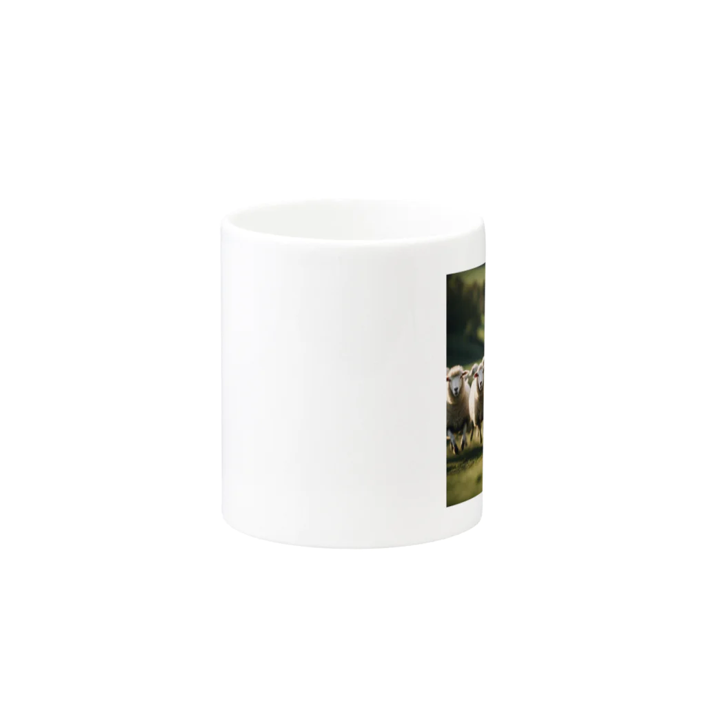 artworks358の羊の援軍 Mug :other side of the handle