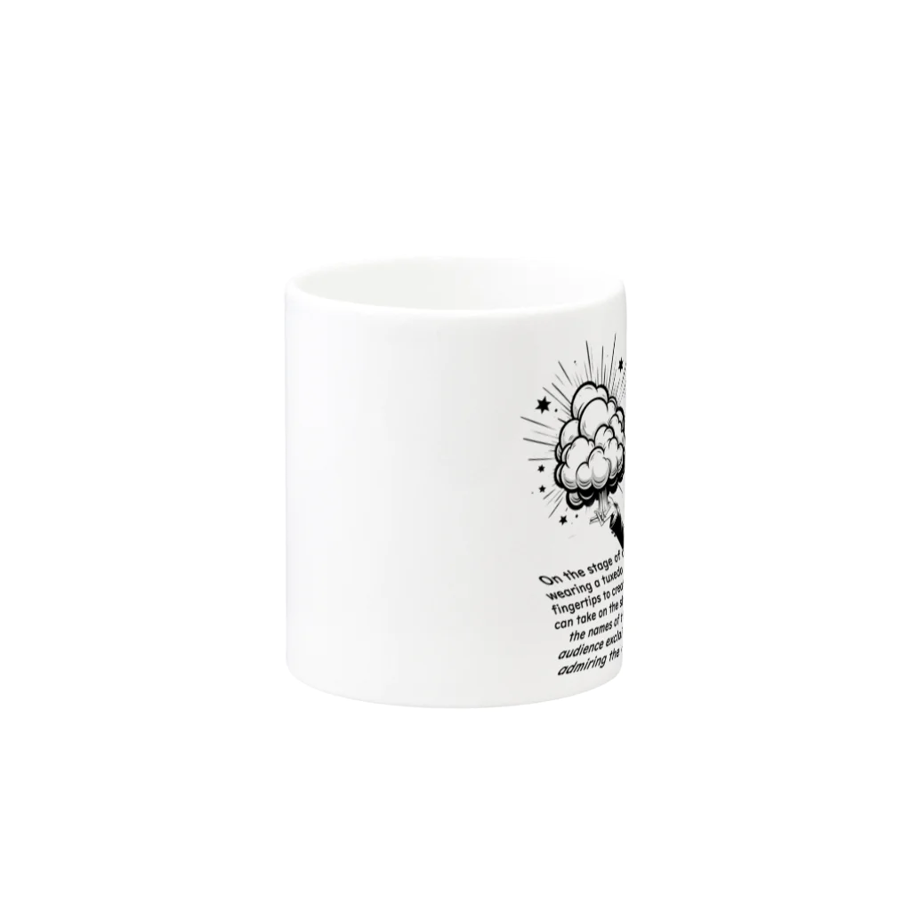 NamataのMagic from your fingertips - Smoke Artist Mug :other side of the handle