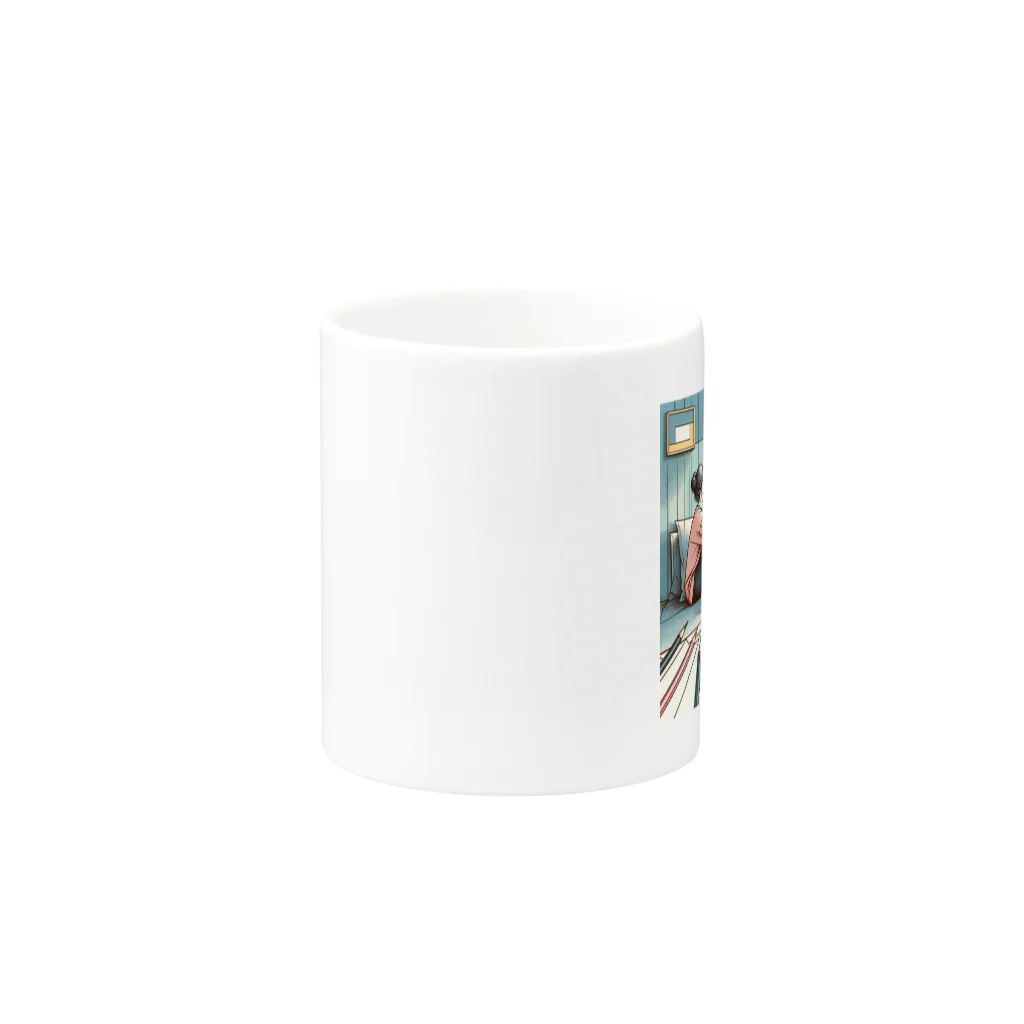 Show-unのねことわたし Mug :other side of the handle