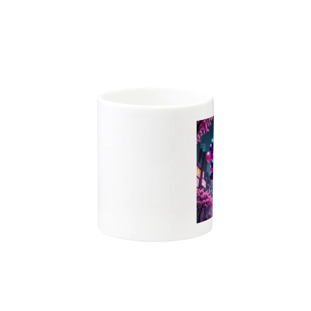 nkcamelliaのバルーン Mug :other side of the handle