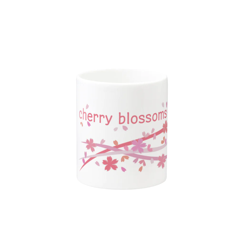 sari'sのcherry blossoms マグカップの取っ手の反対面