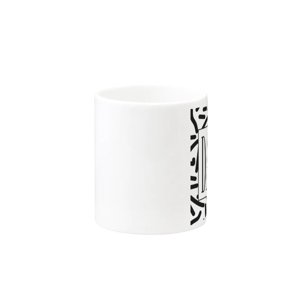 Man Doope SuzukiのDAISUKI Mug :other side of the handle