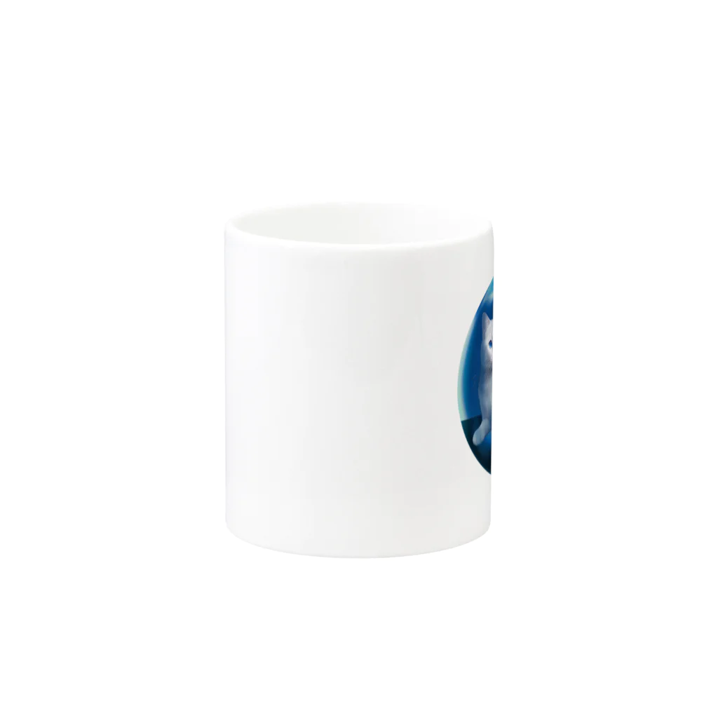 Sacret Animals in your headのSecret CAT in your head 聖なる猫 Mug :other side of the handle