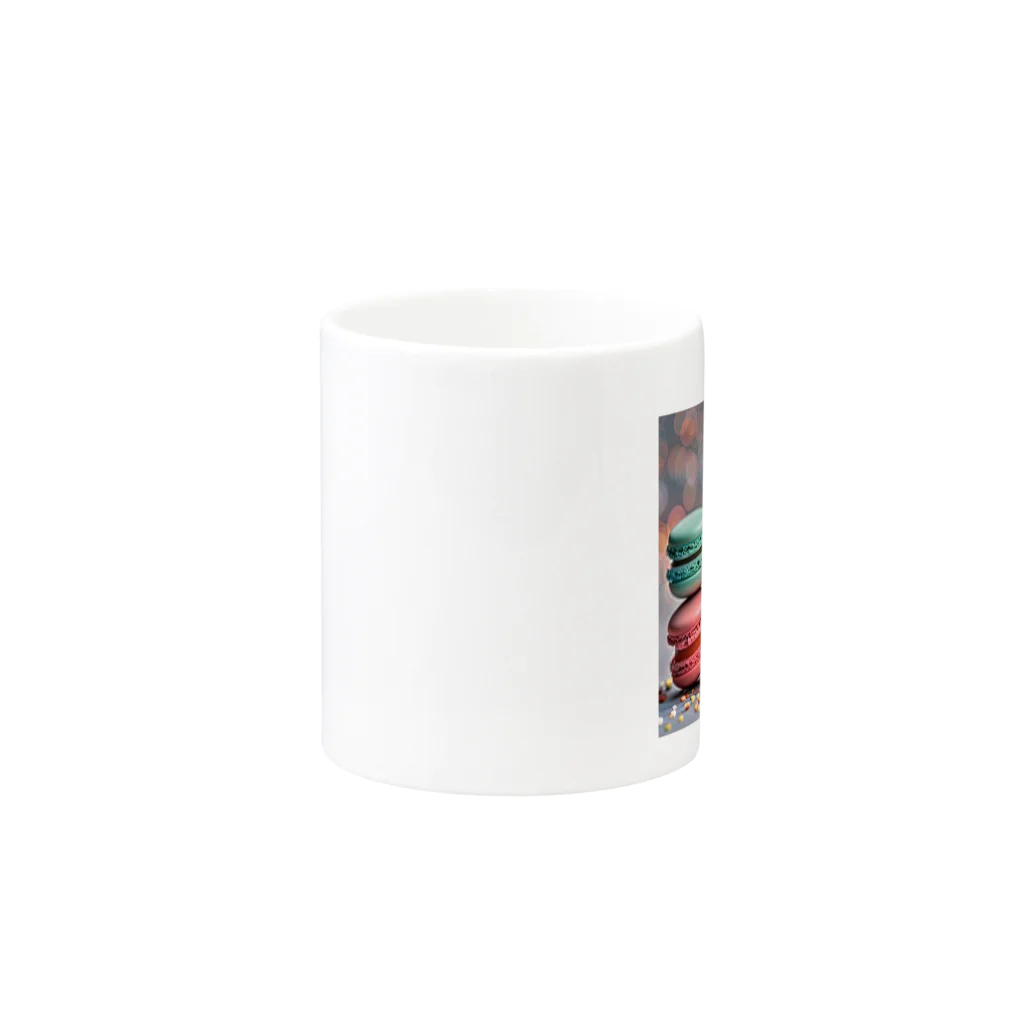 kiko505のマカロン Mug :other side of the handle