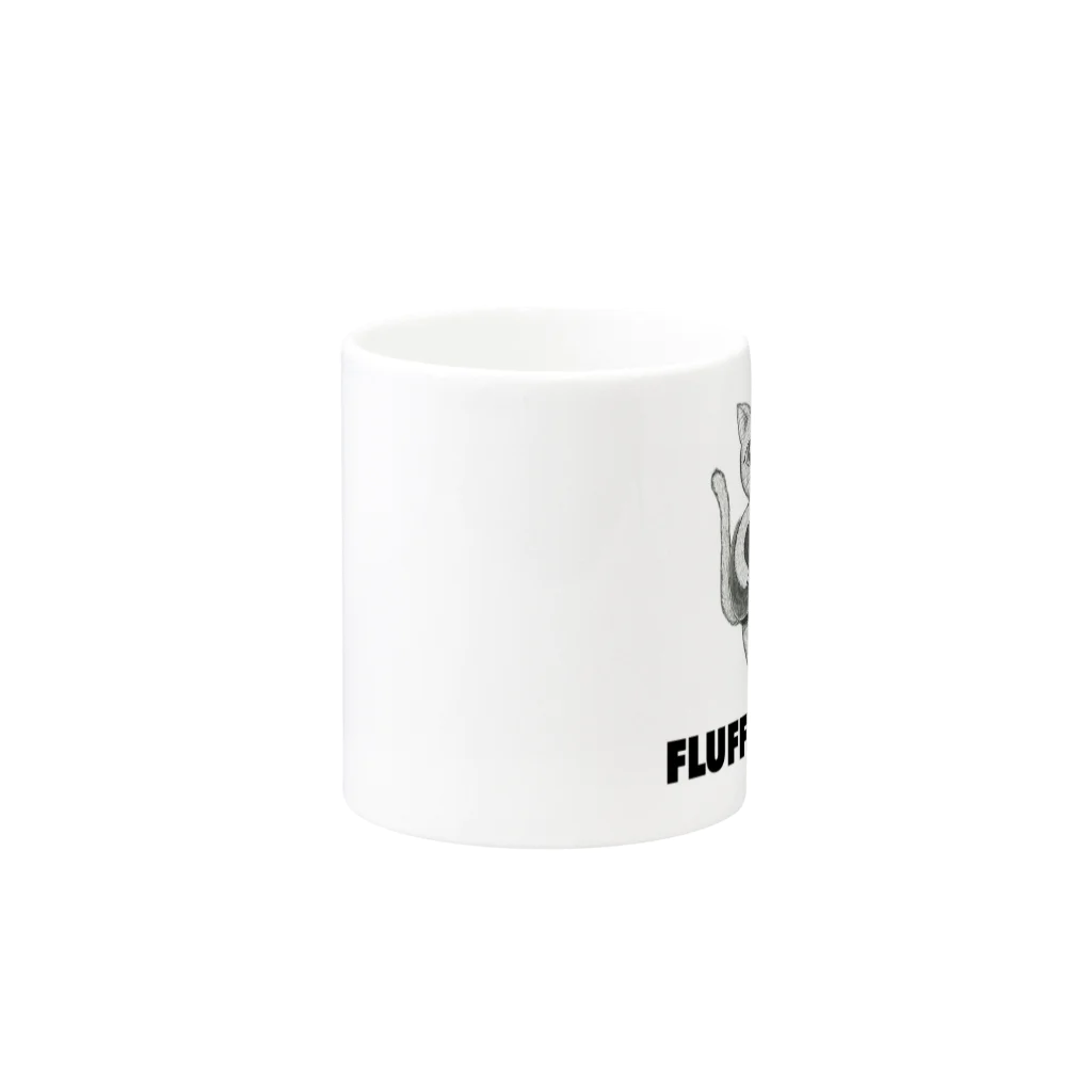 FLUFFY NUTS（フラッフィーナッツ）のFLUFFY NUTS（フラッフィーナッツ） Mug :other side of the handle