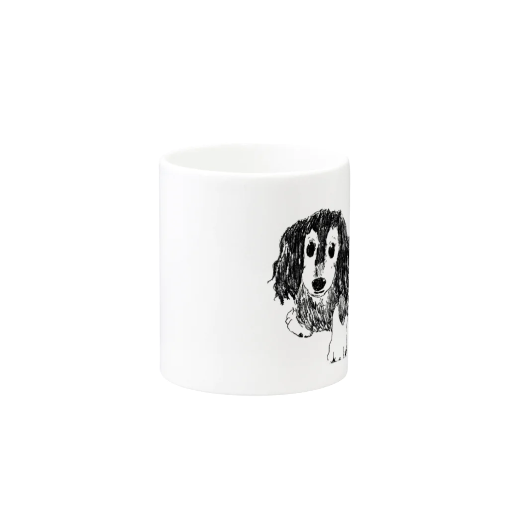 AruneMica35のdog ダックスフント Mug :other side of the handle